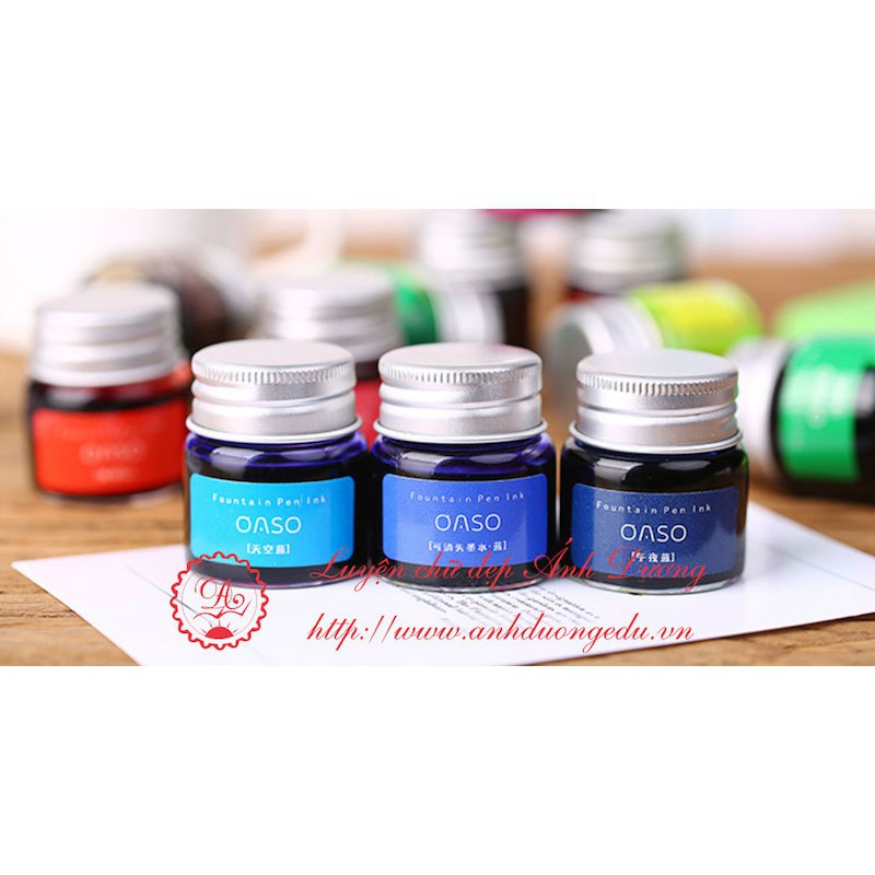 Mực Oaso 20ml - Mực Nhật, Mực Chính Hãng, Nhập Khẩu Nhật, Không Lắng Cặn, Màu Tươi Sáng | BigBuy360 - bigbuy360.vn