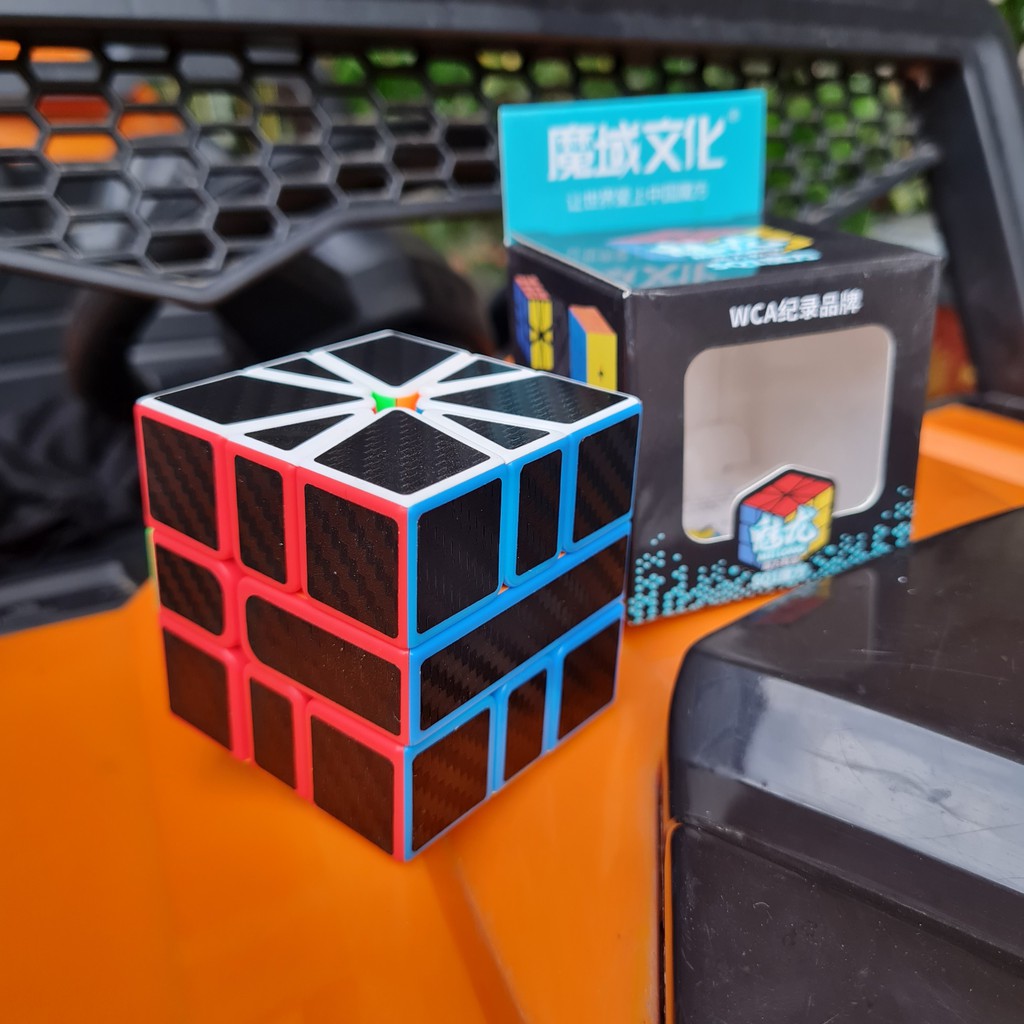 Rubik 3x3 biến thể Square Carbon