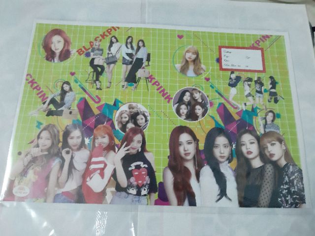 Giấy Bao Tập BLACKPINK KPOP 10 tờ/ sấp có 5 mẫu giao ngẫu nhiên