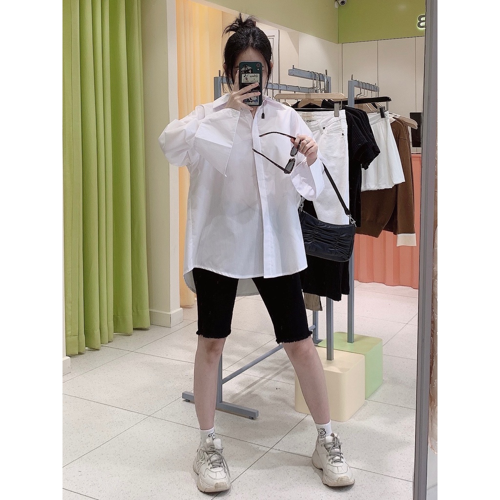 CARA Quần Desi kaki màu trắng/đen ôm dáng sành điệu trẻ trung