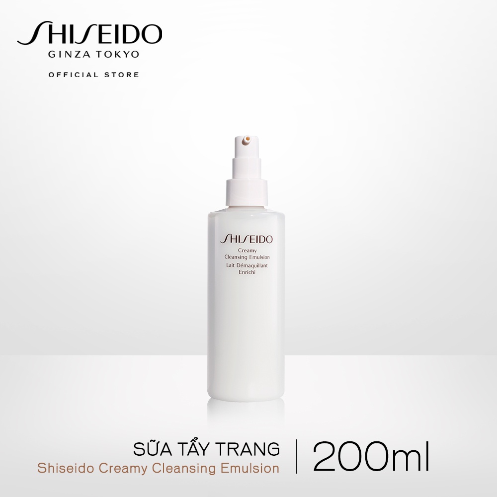 SỮA TẨY TRANG SHISEIDO CREAMY CLEANSING EMULSION 200ML CHÍNH HÃNG - 10140