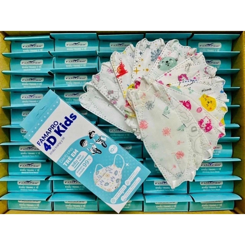 Khẩu Trang 4D kid Famapro