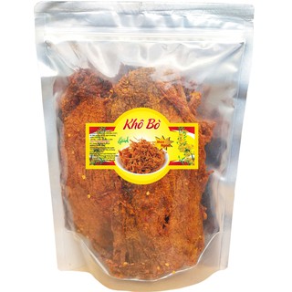 Khô bò mềm loại miếng vị cay nhẹ vừa ăn - Bịch 250g hiệu TPS