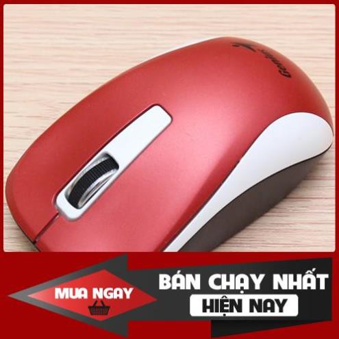 Chuột không dây Genius NX-7010 (màu đỏ/xanh ngọc) - Hàng chính hãng