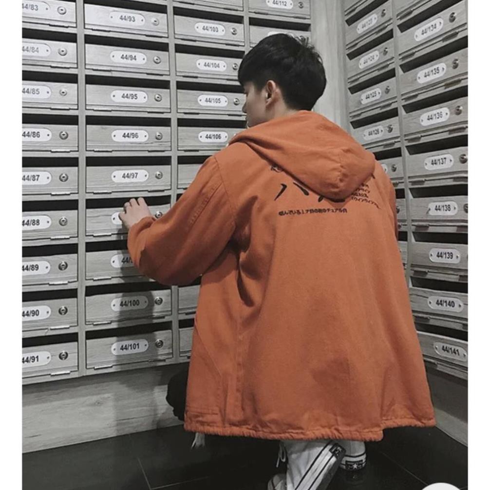 Áo khoác dù unisex form rộng Chữ Nhật thời trang kmg hot của năm