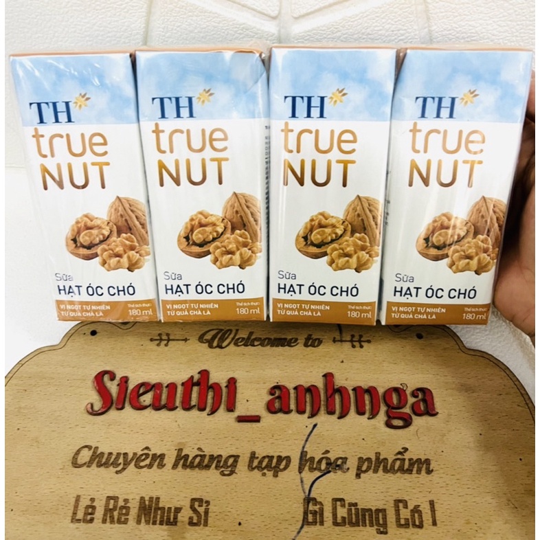 Sữa Tươi Tiệt Trùng TH Truemilk Light Meal Bổ Sung Ngũ Cốc Vỉ 4 Hộp x180ml
