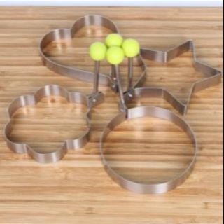 Bộ 4 khuôn chiên trứng inox