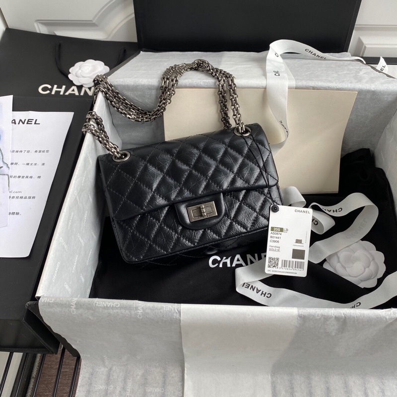 túi xách tay nữ dây xích kim loại chống rỉ da cao cấp 𝘾𝙝𝙖𝙣𝙚𝙡 CN 𝘾𝙝𝙖𝙣𝙚𝙡