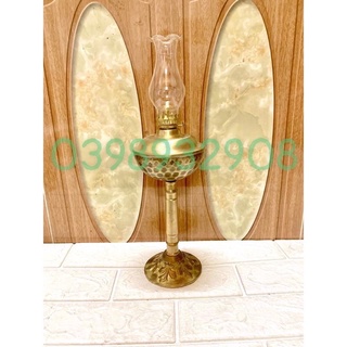 Đèn dầu đồng cao 36 cm x 11 cm chất liệu bằng đồng 💯