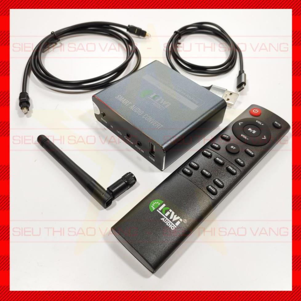Bộ chuyển đổi âm thanh quang có Bluetooth KA08 - BH 12 tháng