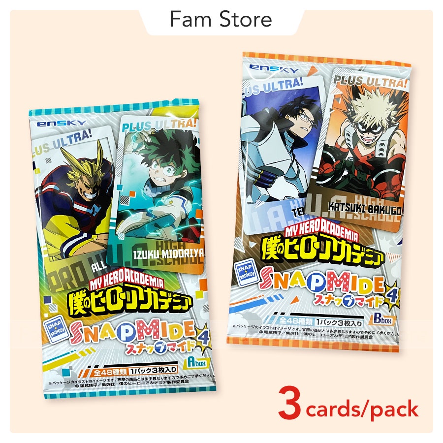 Pack thẻ My Hero Academia Snapmide