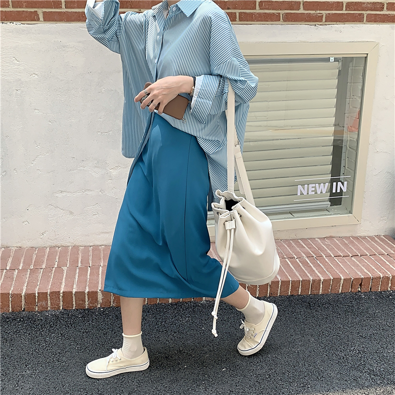 Áo sơ mi tay dài kẻ sọc thời trang thịnh hàng cho nữ