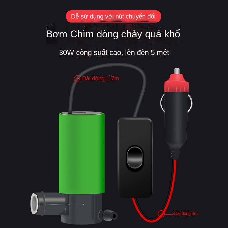Dụng Cụ Tắm Vòi Hoa Sen Ô Tô Ngoài Trời12VXe Cắm Trại Tự Lái Di Động Bật Lửa Cho Xe Dã Ngoại