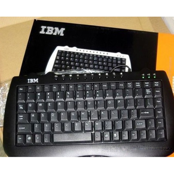 Bàn phím mini cao cấp K-1000 keyboard M1000 IBM có dây nhỏ gọn dùng cho máy tính pc laptop  youngcityshop 30.000