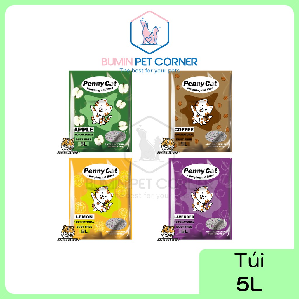 Cát vệ sinh cho mèo Penny Cat túi 5L