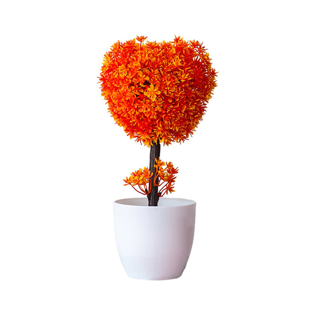 Chậu hoa giả bằng nhựa tiện dụng để trang trí