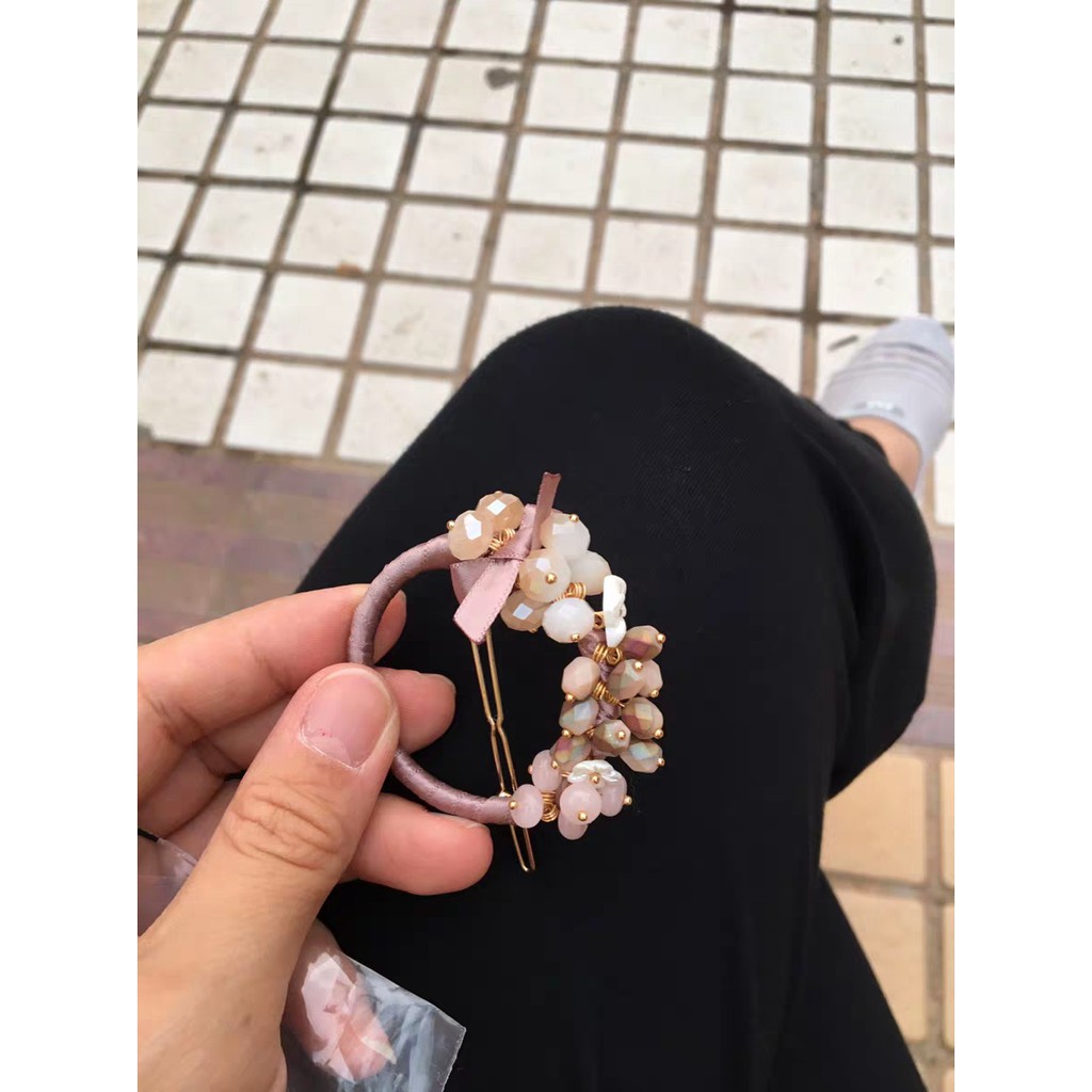 [CÓ SẴN]Cặp tóc nửa đầu hand made cao cấp