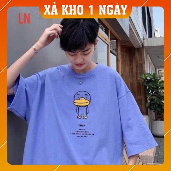[Mã WARN20 giảm 20k đơn 150k] [HOT TREND] Áo Thun Nam Cổ Tròn, Áo Phông Rộng In Hình Mỏ Vịt FreeSize | BigBuy360 - bigbuy360.vn