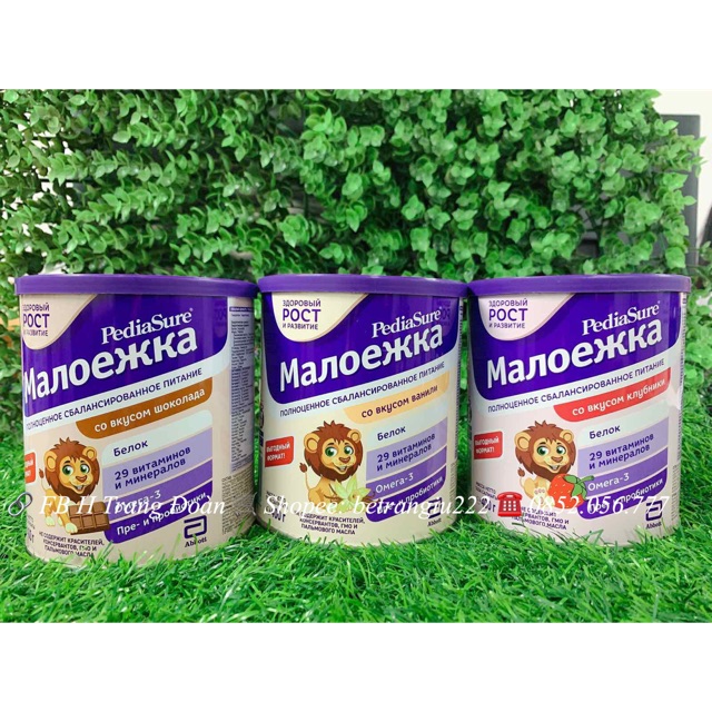 Sữa Pediasure Nga 400g & 850g - bé trên 1 tuổi