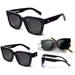 Kính râm , Kính Mát Đen Chữ V Gọng Lớn Phong Cách Hàn Quốc Sơn Tùng MTP