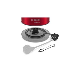 Ấm siêu tốc Bosch TWK3P424 Ấm siêu tốc màu đỏ Đức
