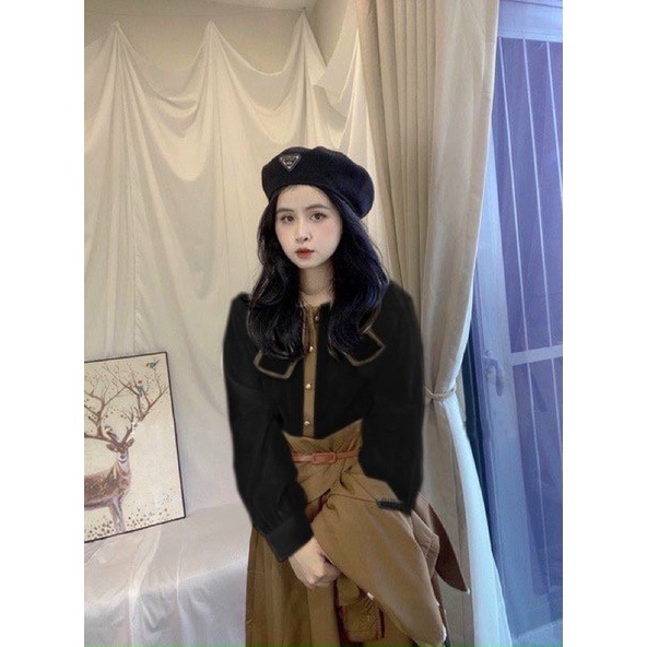 Áo Sơ Mi Nơ Công Sở Bigsize 55kg Đến 100kg (M/L/XL/XXL)