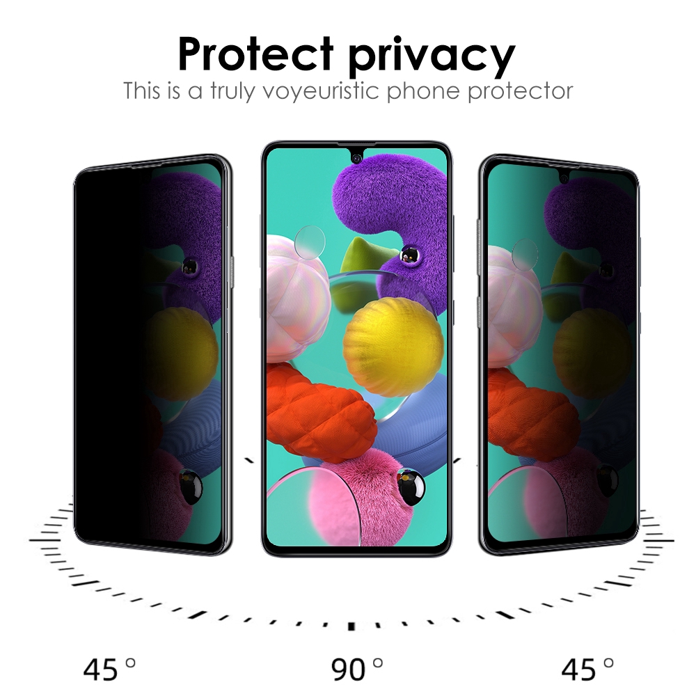 Kính Cường Lực 9H Chống Nhìn Trộm Cho Samsung Galaxy A51 A71 A10 A20 A40 A60 A70 A80