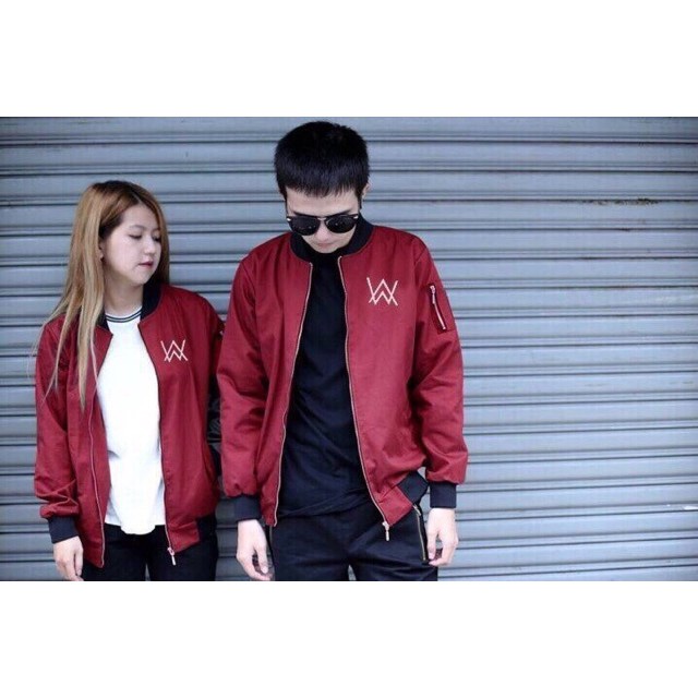 [Xả Kho] Áo khoác bomber kaki nam nữ Alan Walker / Trơn | BigBuy360 - bigbuy360.vn
