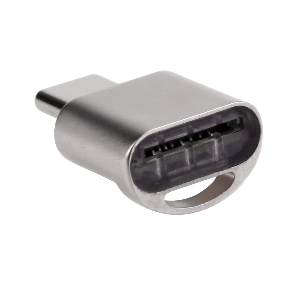 Mini Portable Key Ring Type Type-C USB3.1 Micro SD TF Memory Card Reader