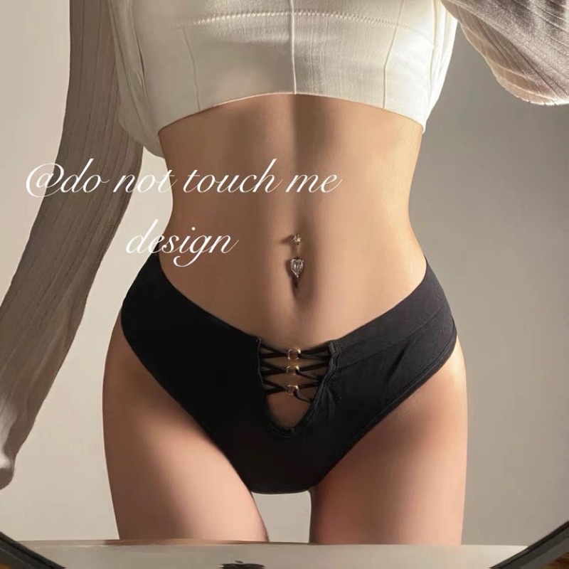 Quần lọt khe cotton cao cấp dây đan cách điệu B2-12