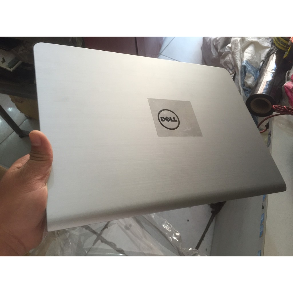 thay vỏ laptop dell inspiron N5447 N5448 vỏ nhôm Bạc