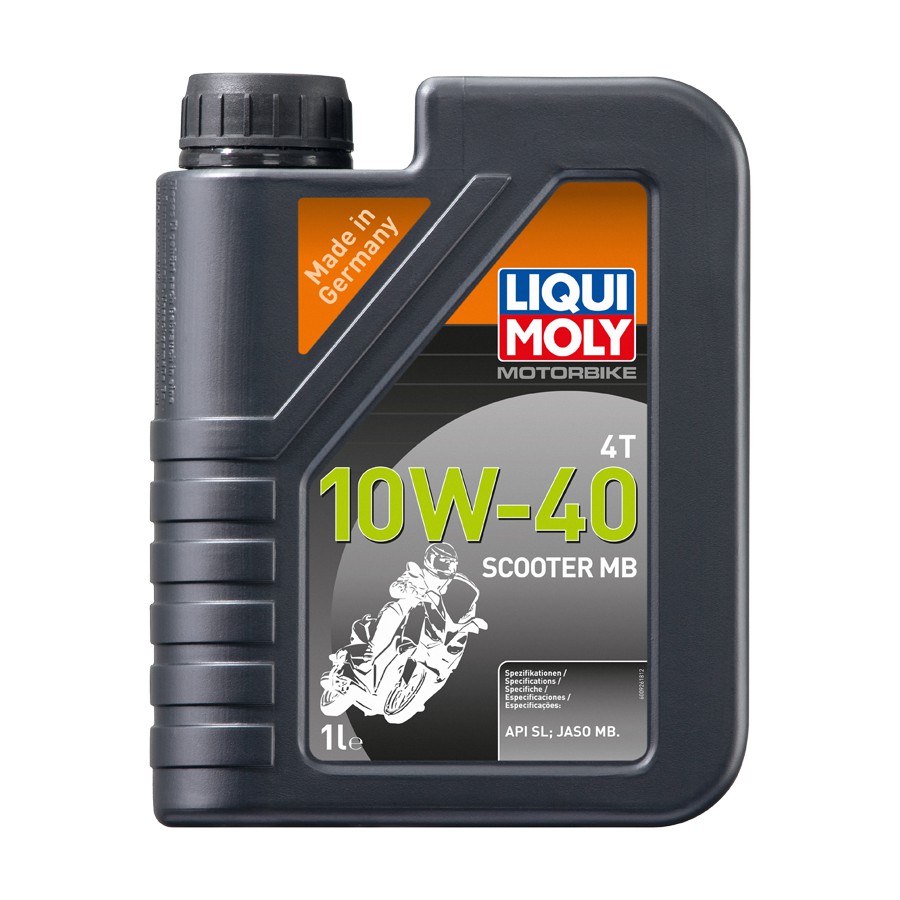 Combo nhớt xe tay ga Liqui Moly Scooter 10W-40 1L và nhớt hộp số Liqui Moly Gear Oil 80W-90 150ml