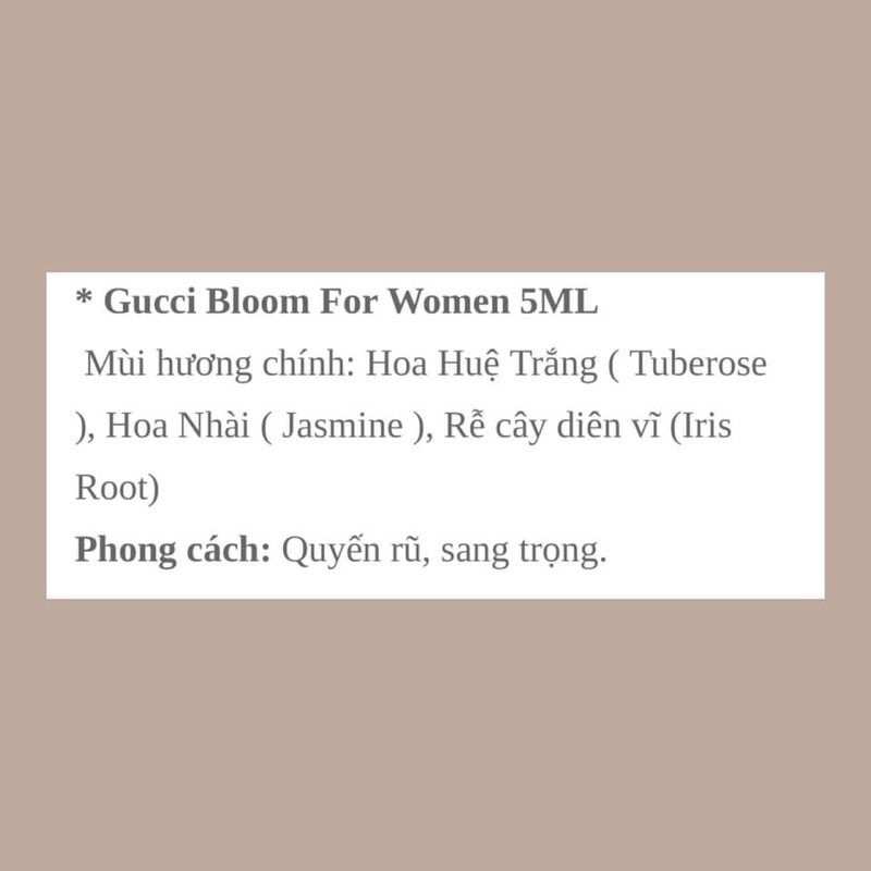 G.U.C.C.I 4PCS Mini Set For Women