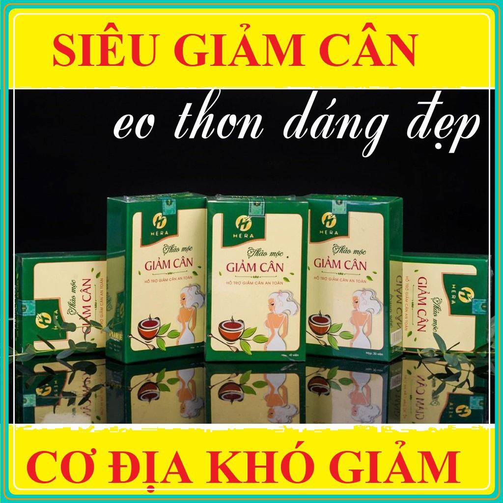 Thảo Mộc Giảm Cân Hera Plus❤️FREESHIP❤️Trà Giảm Cân Hera - TPCN Không Phải Thuốc Giảm Cân