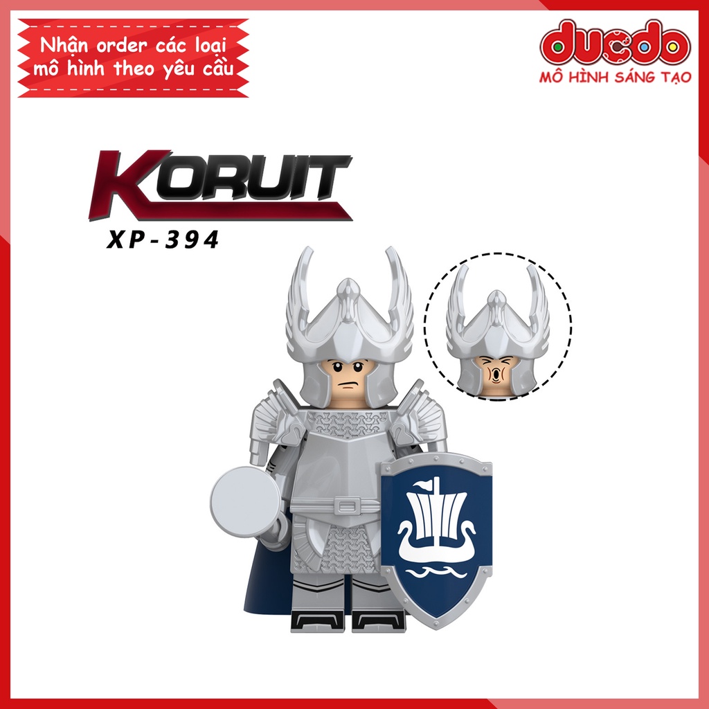 Minifigures lính Gondor The Lord Of The Rings chúa nhẫn - Đồ Chơi Lắp Ghép Xếp Hình Mini Mô hình KORUIT KT1051