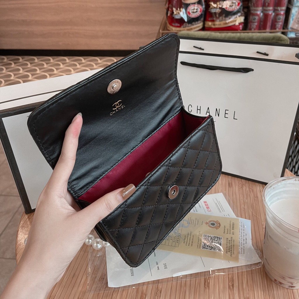 Túi Xách Quai Ngọc Da Bóng Chần Trám CC Sang Chảnh ZuLyShop | BigBuy360 - bigbuy360.vn