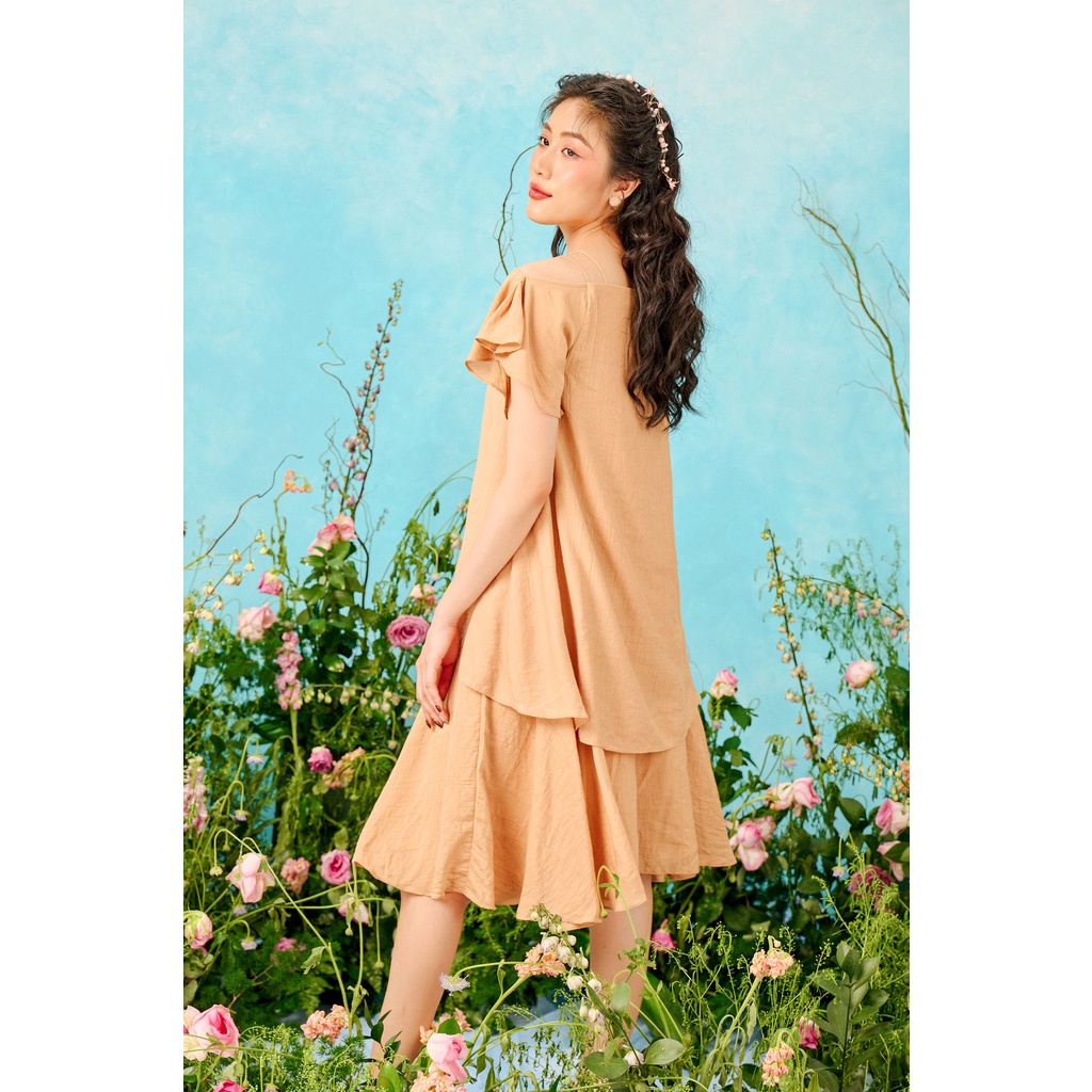 OLV - Đầm Hazelnut Layering Embro