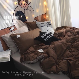 Set cotton mịn chăn bông