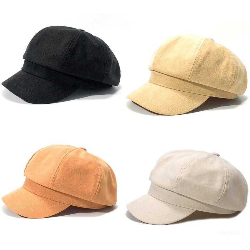 XIXI Mũ nồi màu trơn phong cách Nhật Bản cho nam