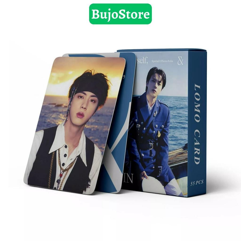 Bộ sưu tập 54 Lomo Card bo góc JIN BTS Sea of Island me myself Solo Album cửa hàng kpop BujoStore