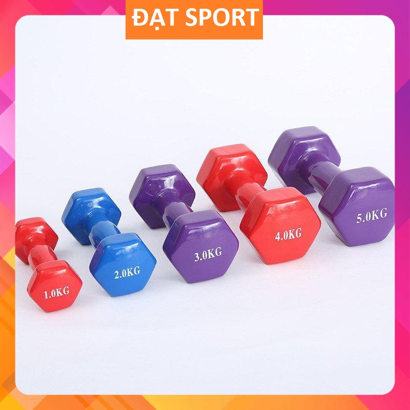 Tạ Tay Bọc Cao Su Loại 3 KG - Tập Gym , Thể Thao Tại Nhà , Phòng Tập