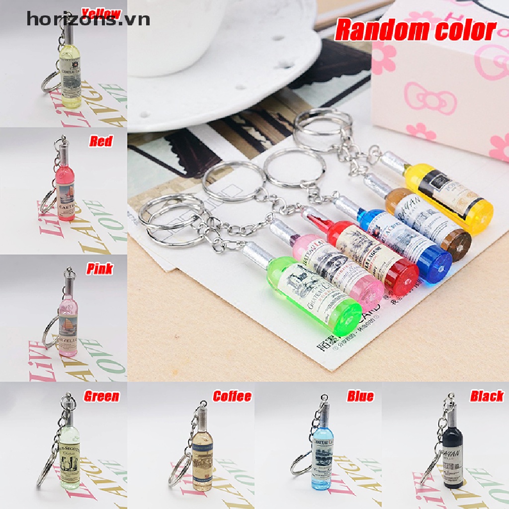 Móc khóa chai rượu nhỏ nhắn xinh xắn