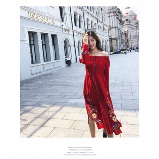 Váy maxi boho style