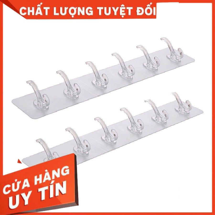 HCM - Vỉ Móc Dán Tường Trong Suốt, Móc Treo Dán Tường Siêu Chắc Chắn EZMART