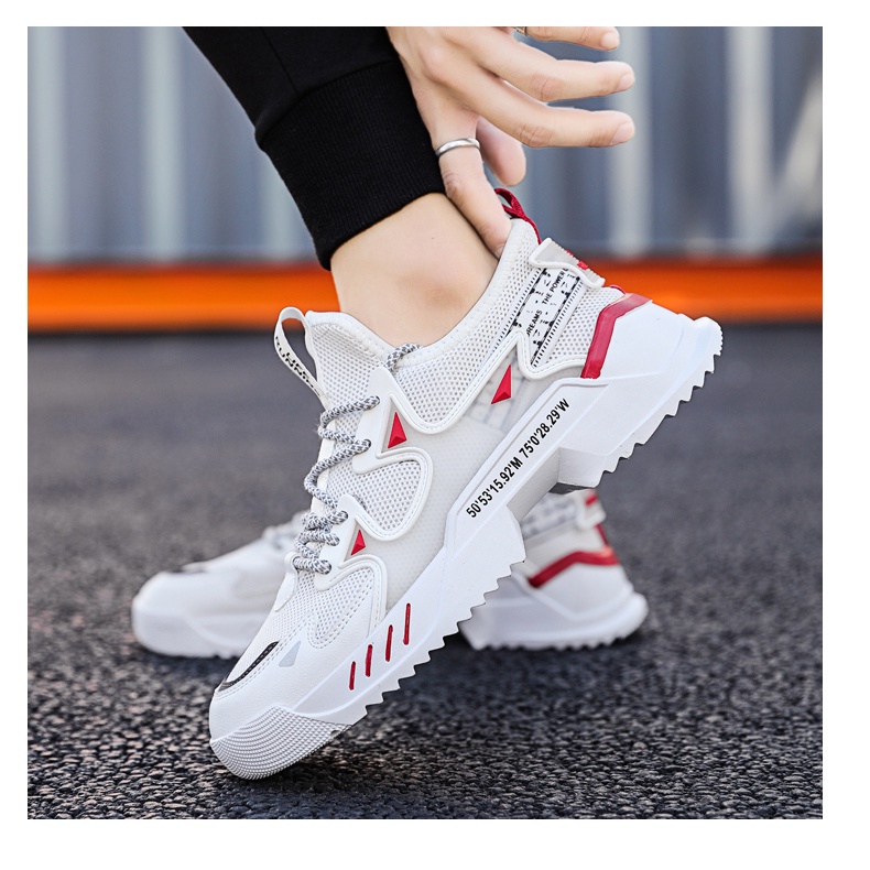 Giày Thể Thao Nam Trắng (KING SHOES) MÃ G61TXD