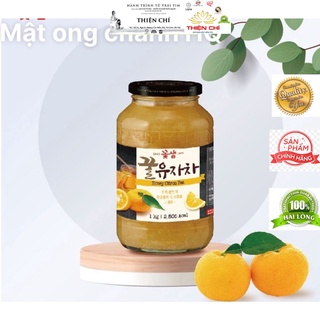 Mật ong Hàn Quốc hũ 1kg vị Chanh và Gừng