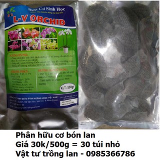 Rẻ- Phân hưu cơ chuyên dùng bón hoa lan L-V Orchild nhập khẩu, phân phối.