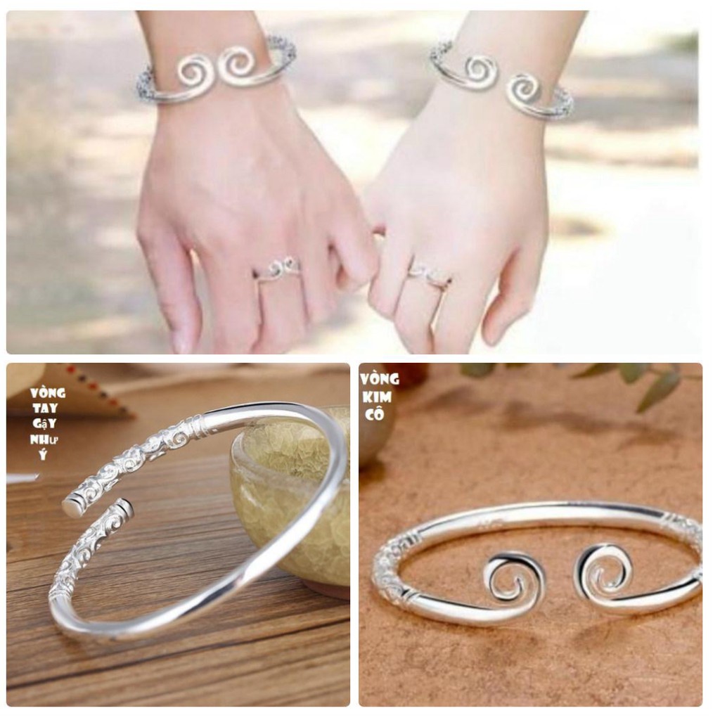 COMBO 2 Vòng Tay Kim Cô ,Vòng Tay Gậy Như Đem Lại May Mắn Bình An Thanh Tịnh