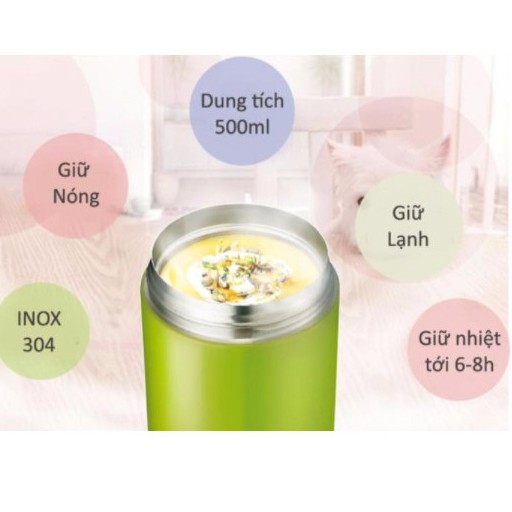 Bình giữ nóng Thức Ăn Lock&Lock New Wave Food Jar LHC8024 - 500ml