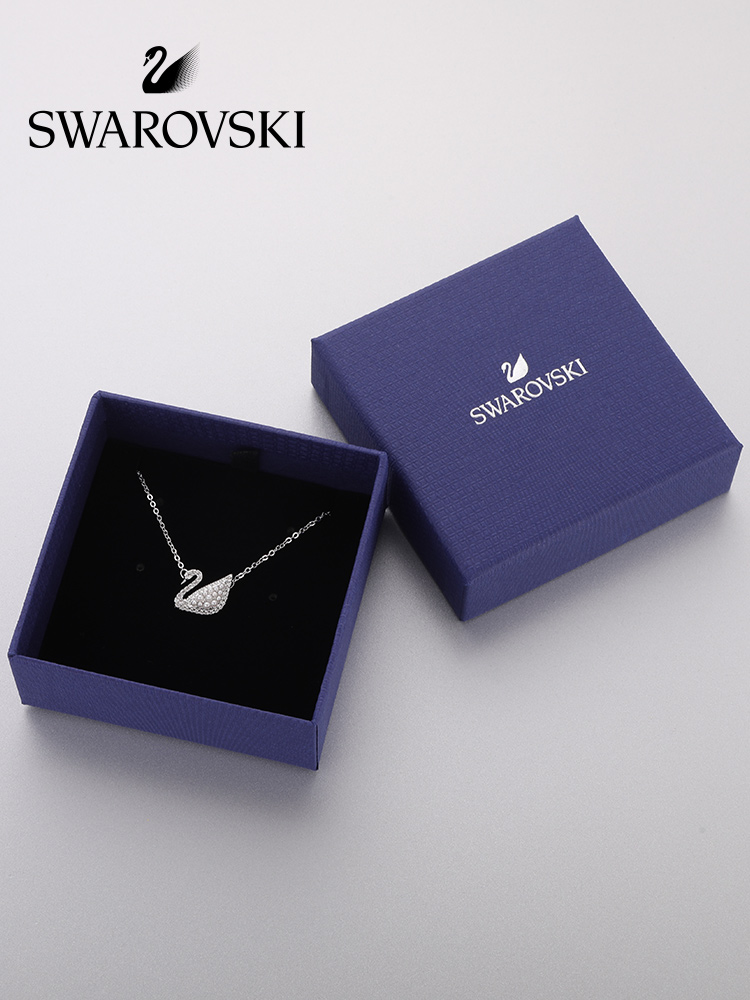 Dây chuyền Swarovskii CONIC SWAN hình thiên nga nhỏ đính pha lê thời trang sang trọng cho nữ